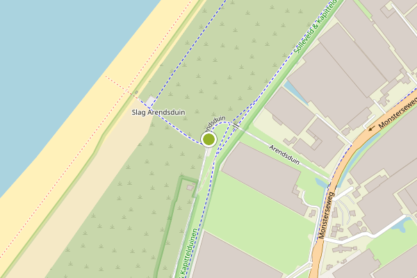 Ambulance-melding op Arendsduin, 's-Gravenzande op 24 mei, kaart-overzicht