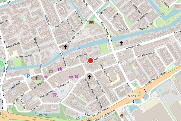 Brandweer-melding op Hoofdstraat, De Lier op 24 mei, kaart-overzicht