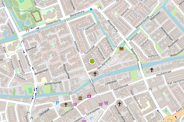 Ambulance-melding op Molenstraat, De Lier op 23 mei, kaart-overzicht