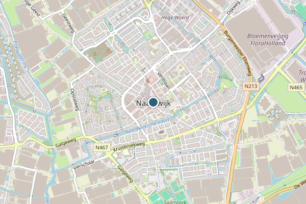 Politie-melding op verhoefweg, Naaldwijk op 25 mei, kaart-overzicht