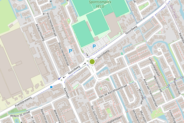 Ambulance-melding op Colenstraat, Wateringen op 27 mei, kaart-overzicht