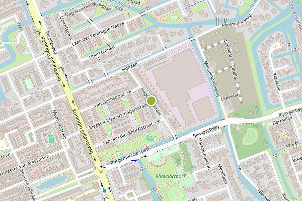 Ambulance-melding op Hagemanstraat, 's-Gravenzande op 29 mei, kaart-overzicht