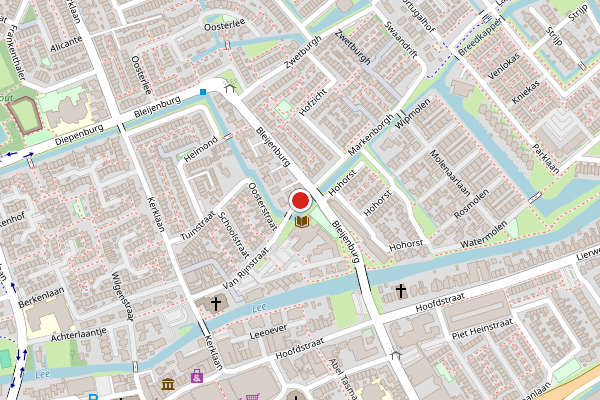 Brandweer-melding op van Rijnstraat, De Lier op 30 mei, kaart-overzicht