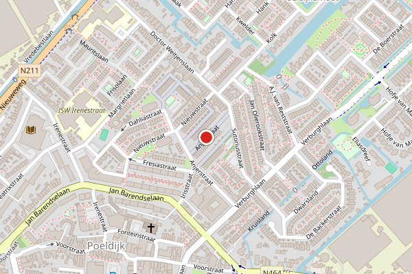 Brandweer-melding op Anjerstraat, Poeldijk op 31 mei, kaart-overzicht