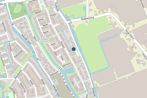 Politie-melding op Fluwijn, 's-Gravenzande op 2 juni, kaart-overzicht