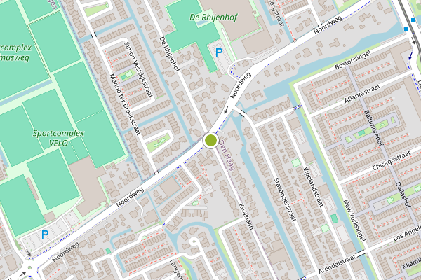 Ambulance-melding op Kwaklaan, Wateringen op 2 juni, kaart-overzicht