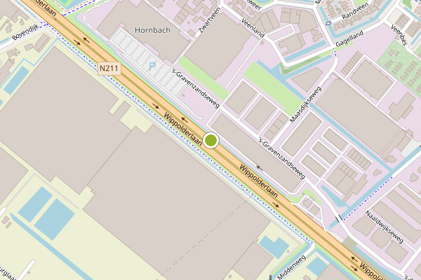 Ambulance-melding op Wippolderlaan, Wateringen op 5 juni, kaart-overzicht