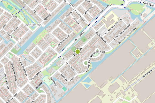 Ambulance-melding op Eliasdreef, Poeldijk op 8 juni, kaart-overzicht