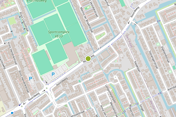 Ambulance-melding op Noordweg, Wateringen op 9 juni, kaart-overzicht