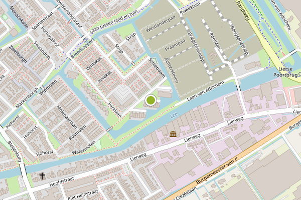 Ambulance-melding op Parklaan, De Lier op 9 juni, kaart-overzicht