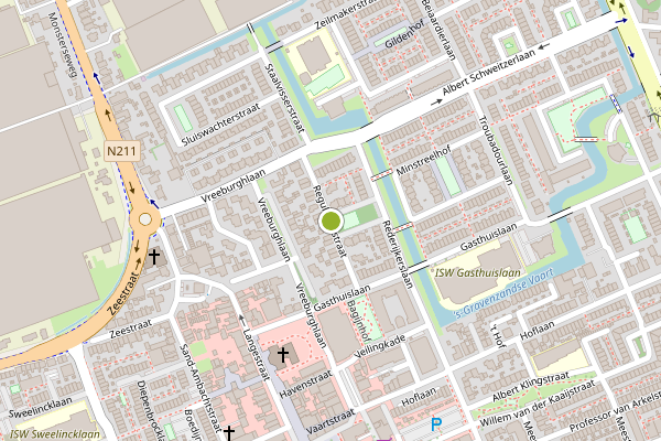 Ambulance-melding op Regulierenstraat, 's-Gravenzande op 12 juni, kaart-overzicht