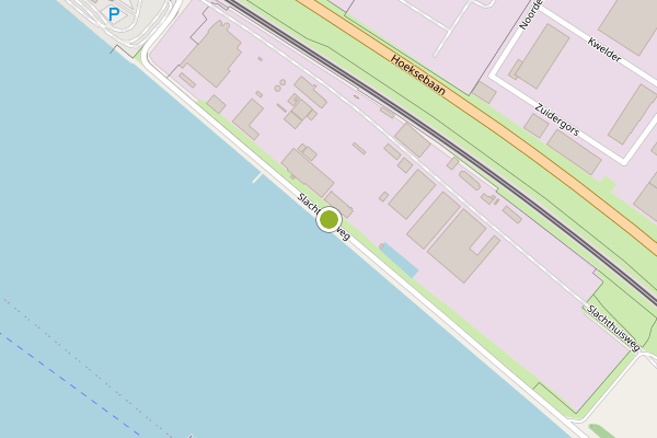 Ambulance-melding op Slachthuisweg, Hoek van Holland op 14 juni, kaart-overzicht