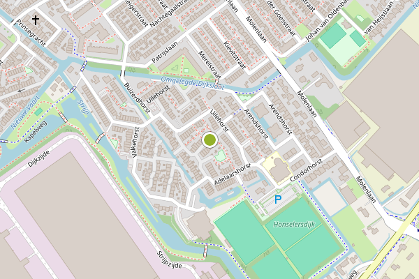 Ambulance-melding op Sperwerhorst, Honselersdijk op 15 juni, kaart-overzicht