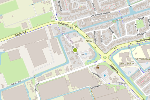 Ambulance-melding op Galgepad, Naaldwijk op 15 juni, kaart-overzicht