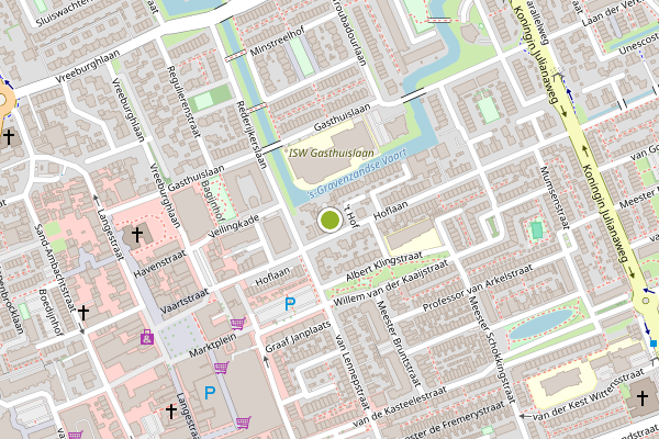Ambulance-melding op Nijverheidstraat, 's-Gravenzande op 16 juni, kaart-overzicht