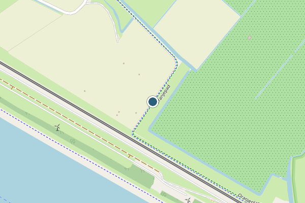 Politie-melding op Oranjepad, Hoek van Holland op 16 juni, kaart-overzicht
