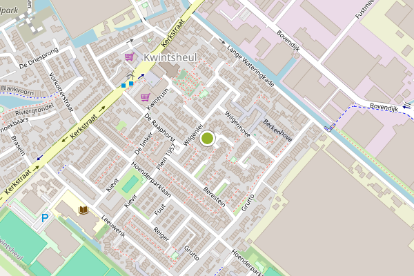 Ambulance-melding op Seringenhove, Kwintsheul op 18 juni, kaart-overzicht