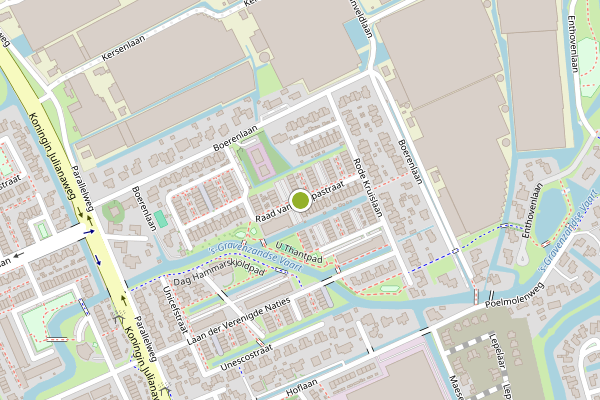 Ambulance-melding op Raad van Europastraat, 's-Gravenzande op 5 mei, kaart-overzicht
