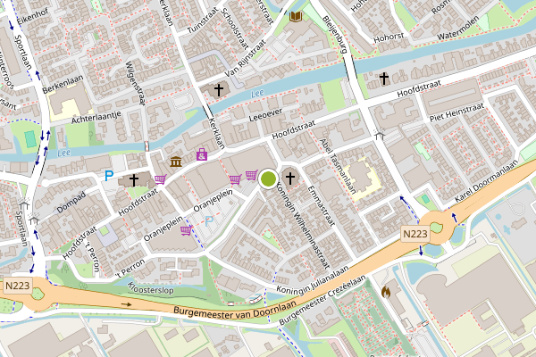 Ambulance-melding op Prinses Irenestraat, De Lier op 20 juni, kaart-overzicht