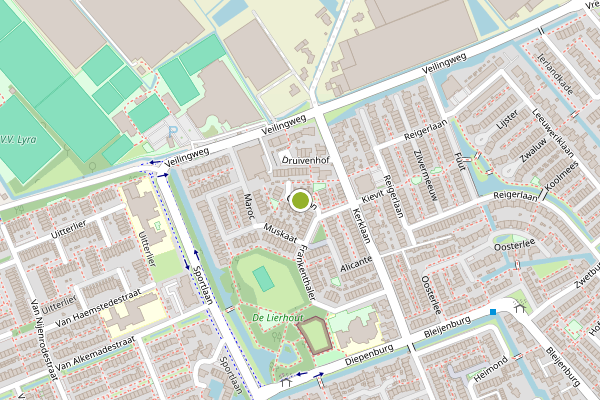 Ambulance-melding op Colman, De Lier op 6 mei, kaart-overzicht