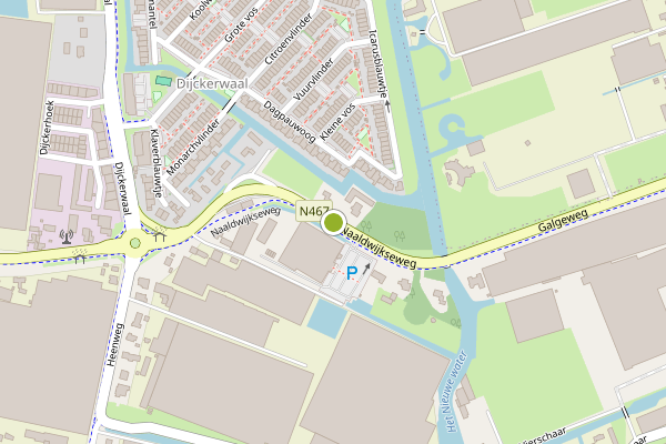 Ambulance-melding op Naaldwijkseweg, 's-Gravenzande op 3 mei, kaart-overzicht
