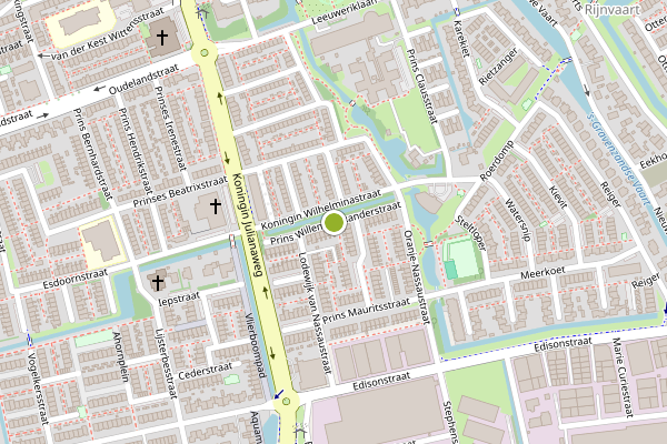 Ambulance-melding op Prins Willem-Alexanderstraat, 's-Gravenzande op 24 juni, kaart-overzicht