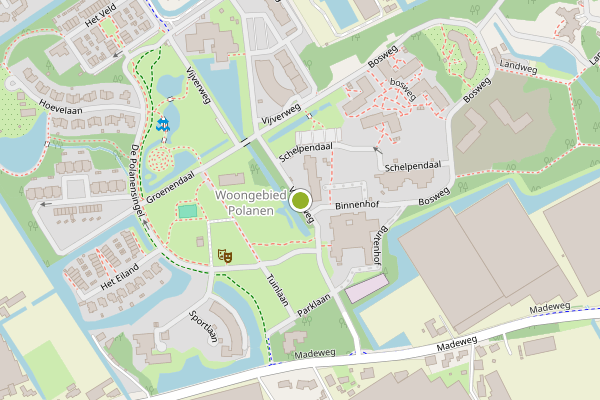 Ambulance-melding op Vijverweg, Monster op 3 mei, kaart-overzicht