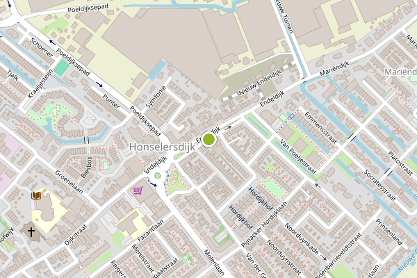 Ambulance-melding op Endeldijk, Honselersdijk op 29 april, kaart-overzicht