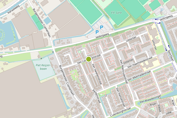 Ambulance-melding op van Lockhorststraat, De Lier op 5 mei, kaart-overzicht