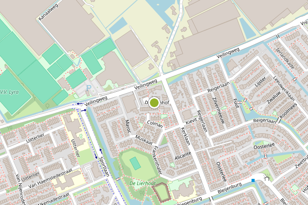 Ambulance-melding op Druivenhof, De Lier op 2 mei, kaart-overzicht
