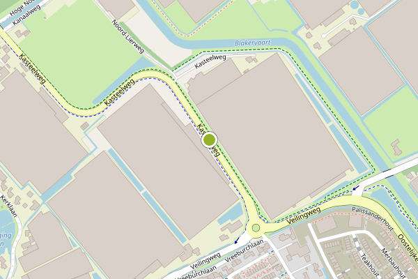 Ambulance-melding op Kasteelweg, De Lier op 28 april, kaart-overzicht