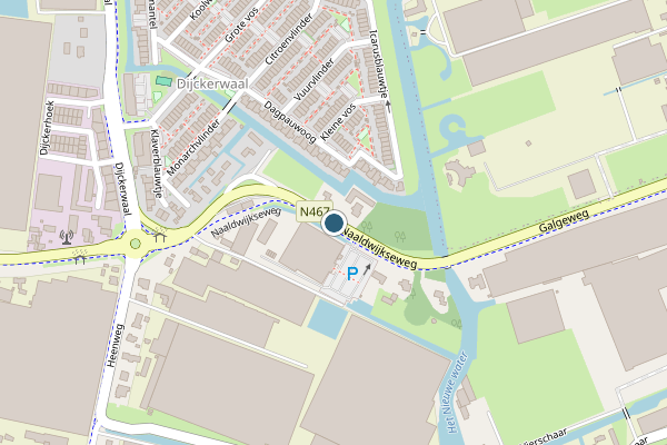 Politie-melding op 's-Gravenzande op 9 december, kaart-overzicht