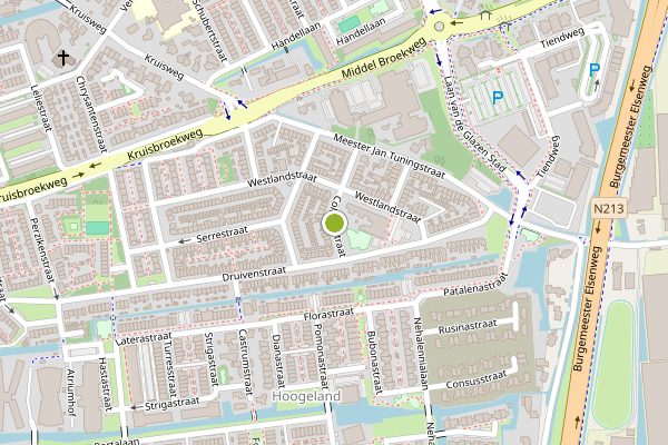 Ambulance-melding op Colmanstraat, Naaldwijk op 27 juni, kaart-overzicht