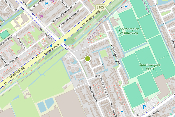 Ambulance-melding op Ambachtshof, Wateringen op 27 juni, kaart-overzicht